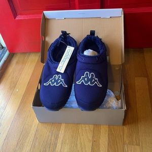 Blue slippers 🥿 Kappa cool 😎